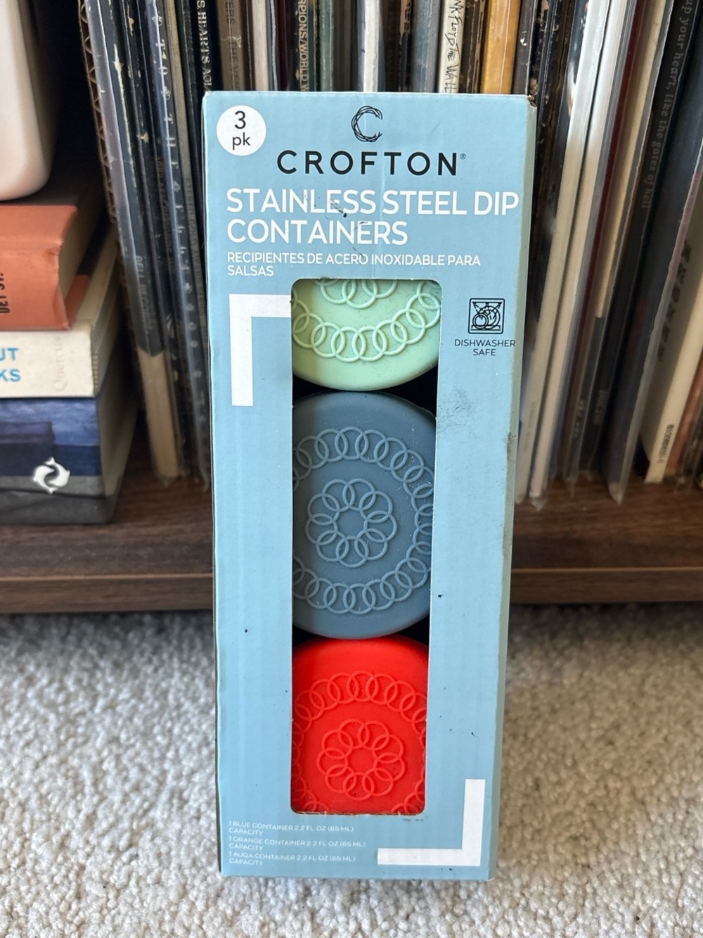 Crofton stainless steel dip containers